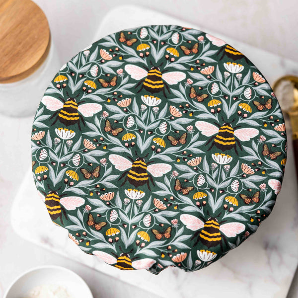 Reusable Dish Cover - Bumblebees