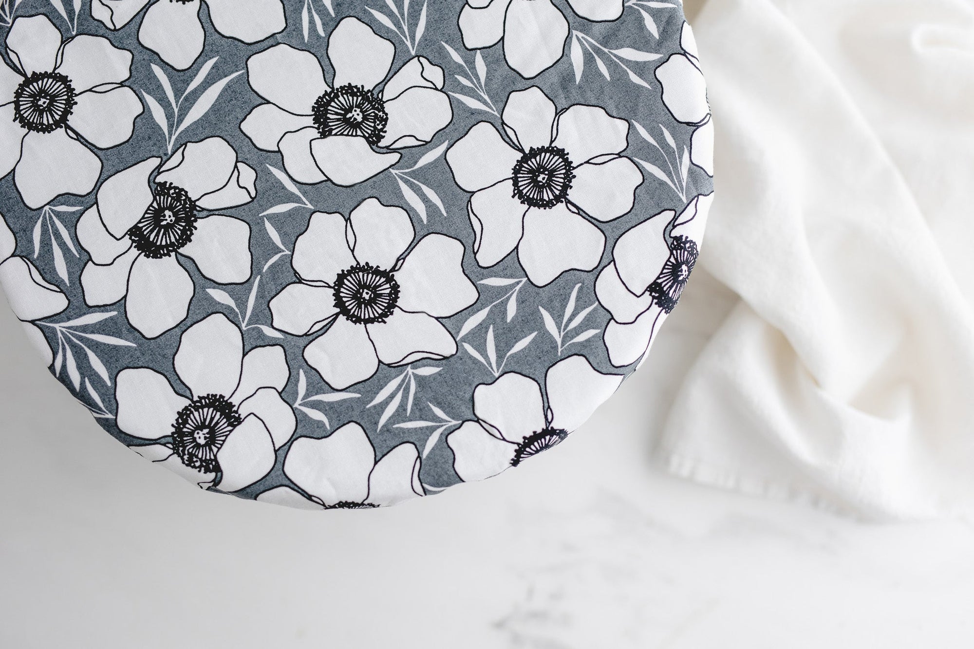 Reusable Dish Covers - Grey Floral – Wild Clementine Co.