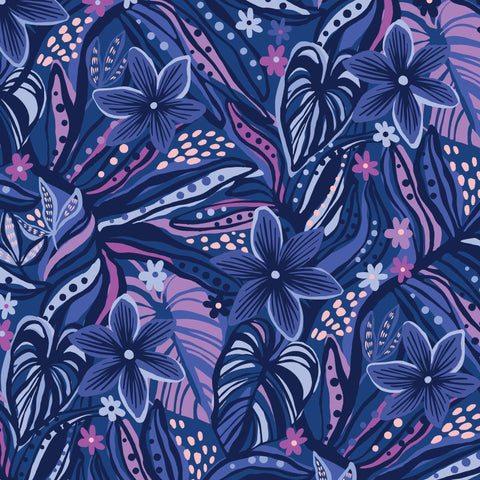 Reusable Dish Cover - Indigo Oasis