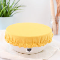 Reusable Dish Cover - Yellow Linen
