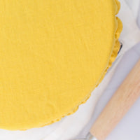 Reusable Dish Cover - Yellow Linen