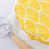 Reusable Dish Cover - Scalloped Linen