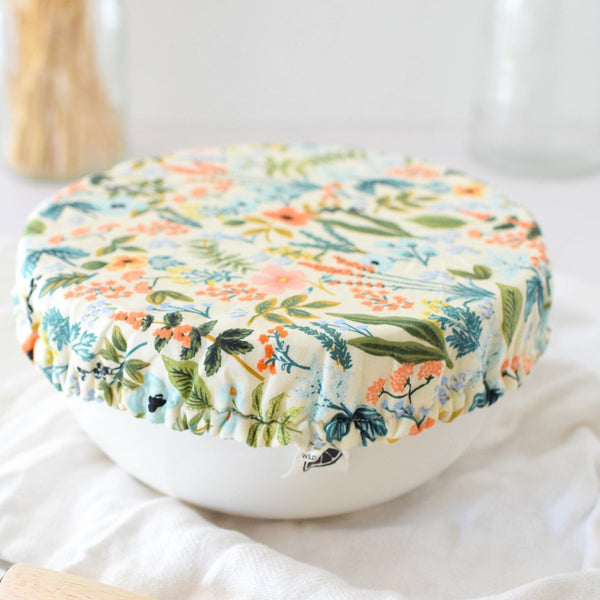 floral dish cover