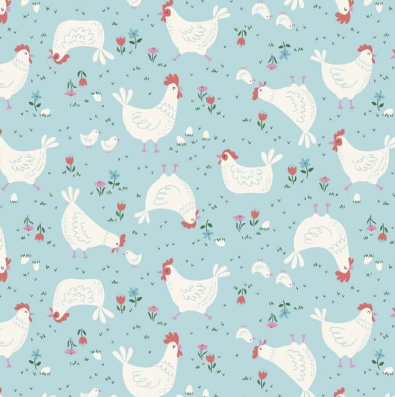 Reusable Dish Cover - Chickens