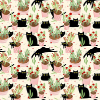 Reusable Dish Cover - Garden Cats