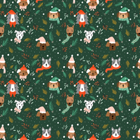 Reusable Dish Covers - Winter Puppies