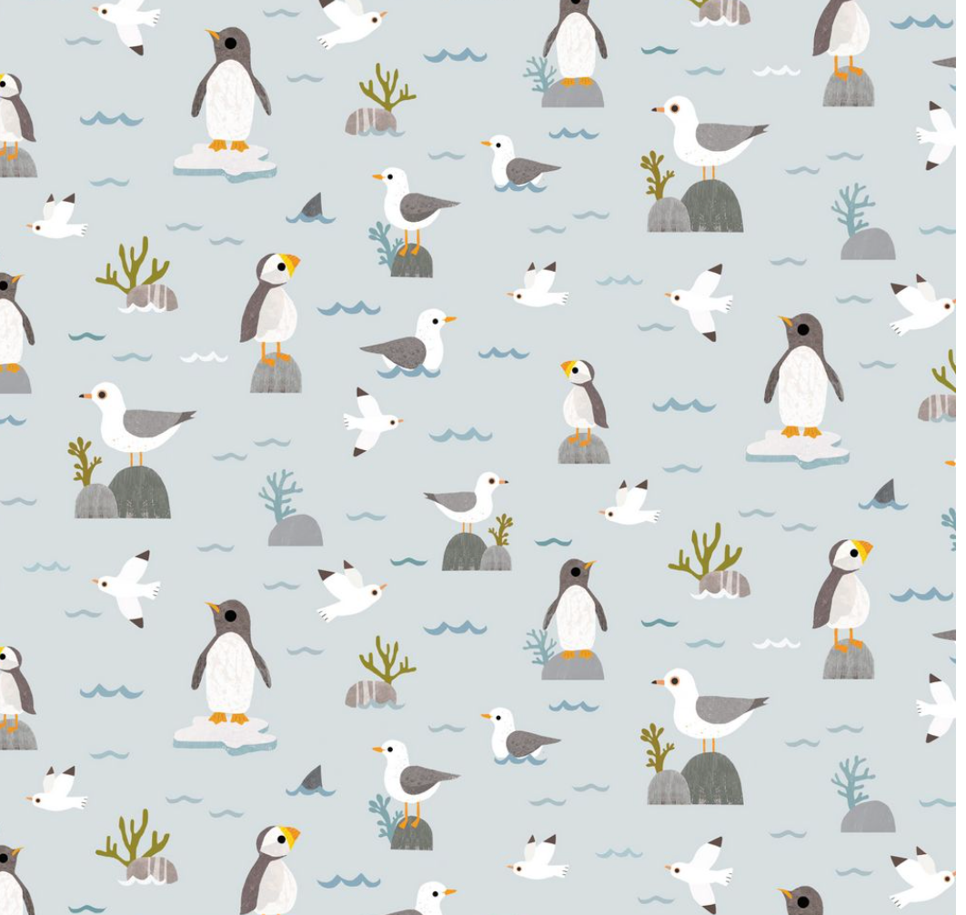 Reusable Dish Cover - Sea Birds