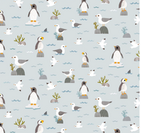 Reusable Dish Cover - Sea Birds