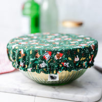 Reusable Dish Covers - Winter Puppies