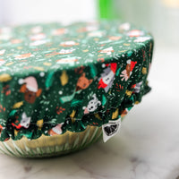 Reusable Dish Covers - Winter Puppies