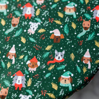 Reusable Dish Covers - Winter Puppies