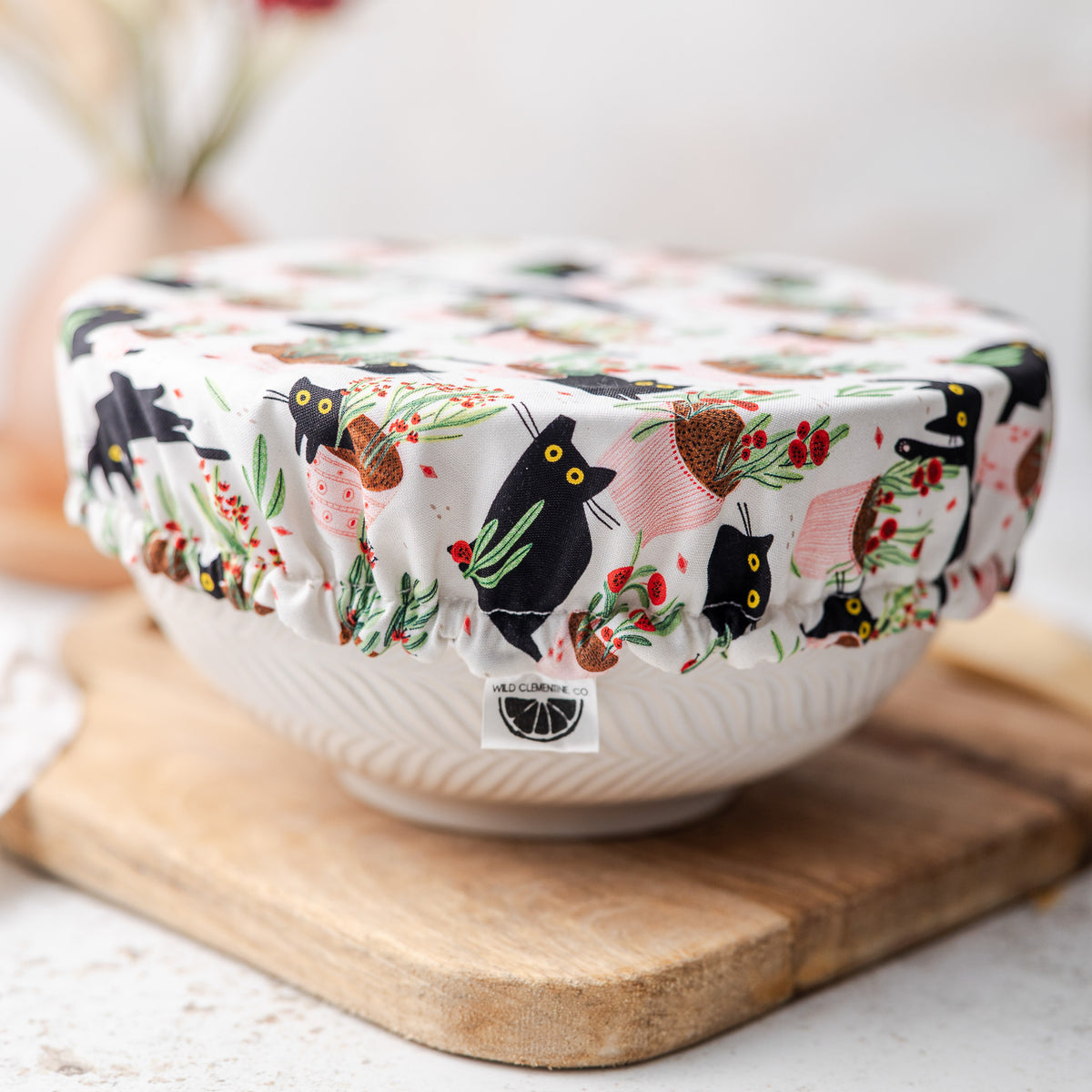 Reusable Dish Cover - Garden Cats