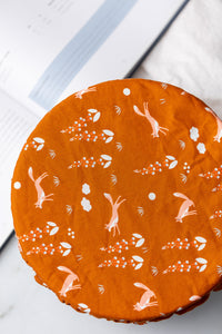 Reusable Dish Cover - Autumn Foxes