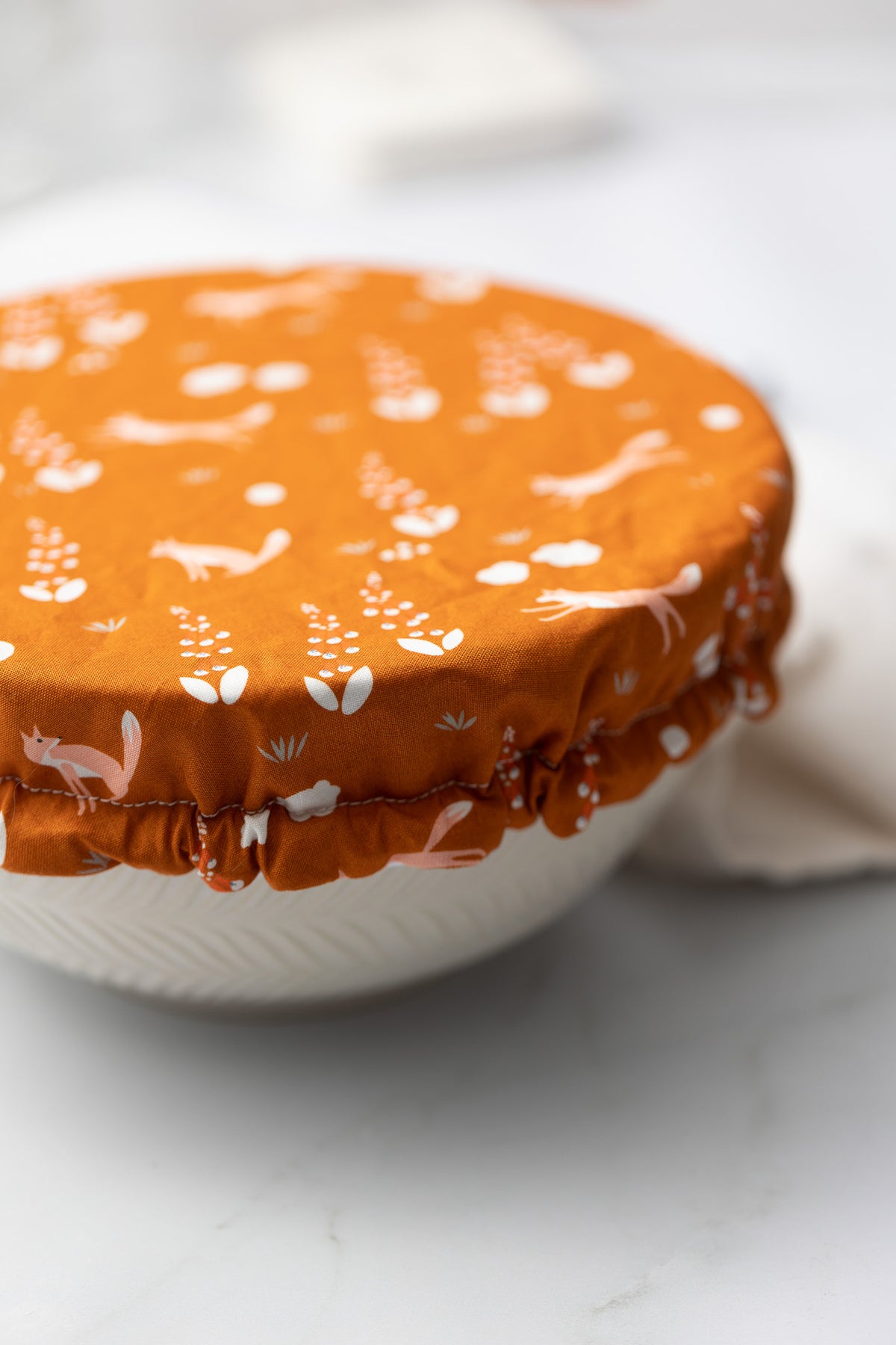 Reusable Dish Cover - Autumn Foxes