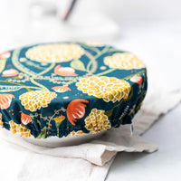 Reusable Dish Cover - Mustard Zinnia