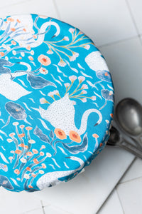 Reusable Dish Cover - Swans