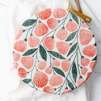 Art Deco Floral Dish Cover by Wild Clementine Co.