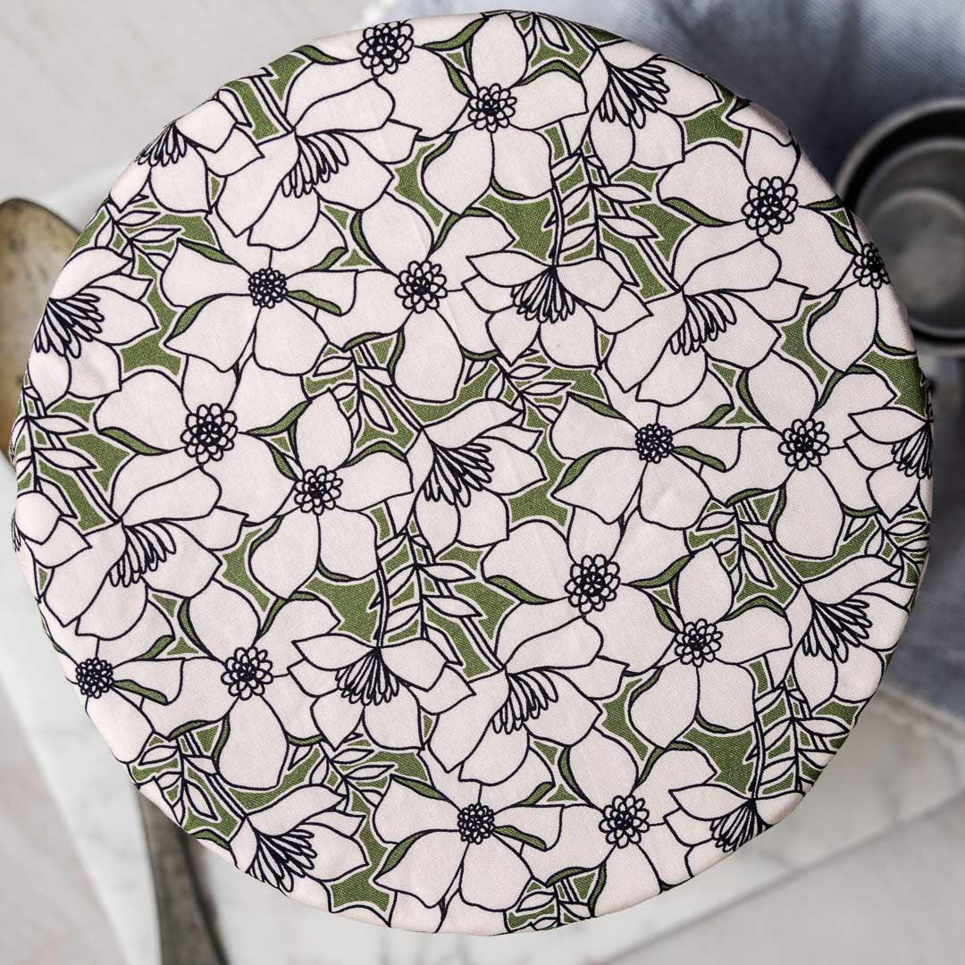 Reusable Dish Cover - Emerald Floral
