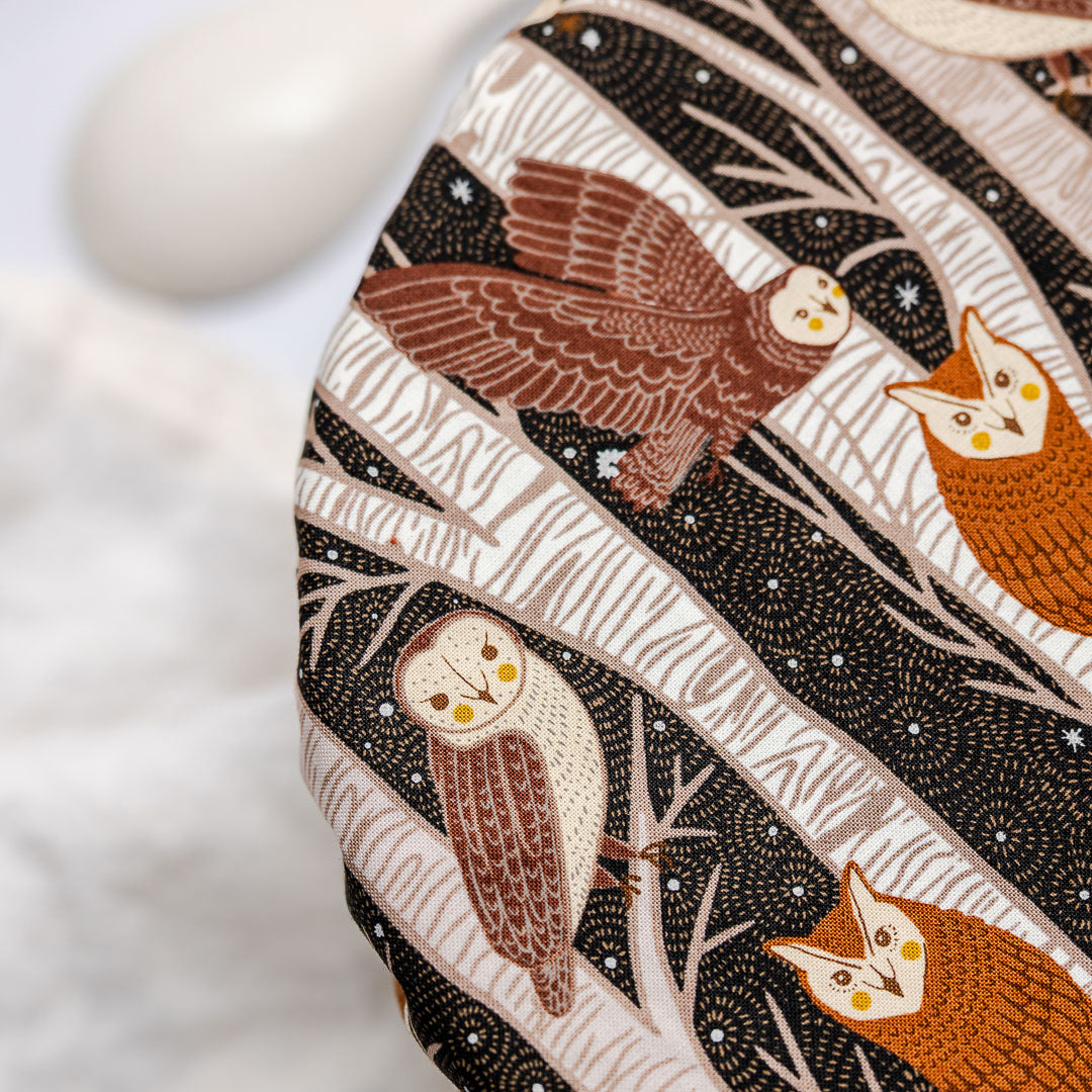 Reusable Dish Cover - Midnight Owls