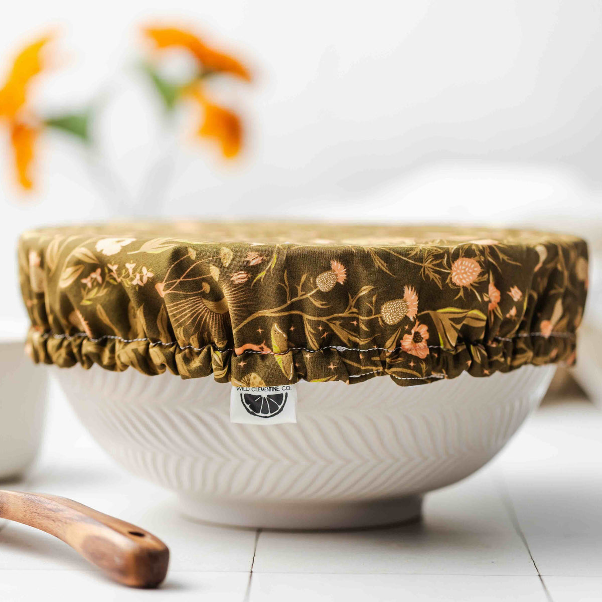 Reusable Dish Cover - Mossy Mushrooms