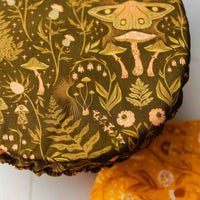 Reusable Dish Cover - Mossy Mushrooms