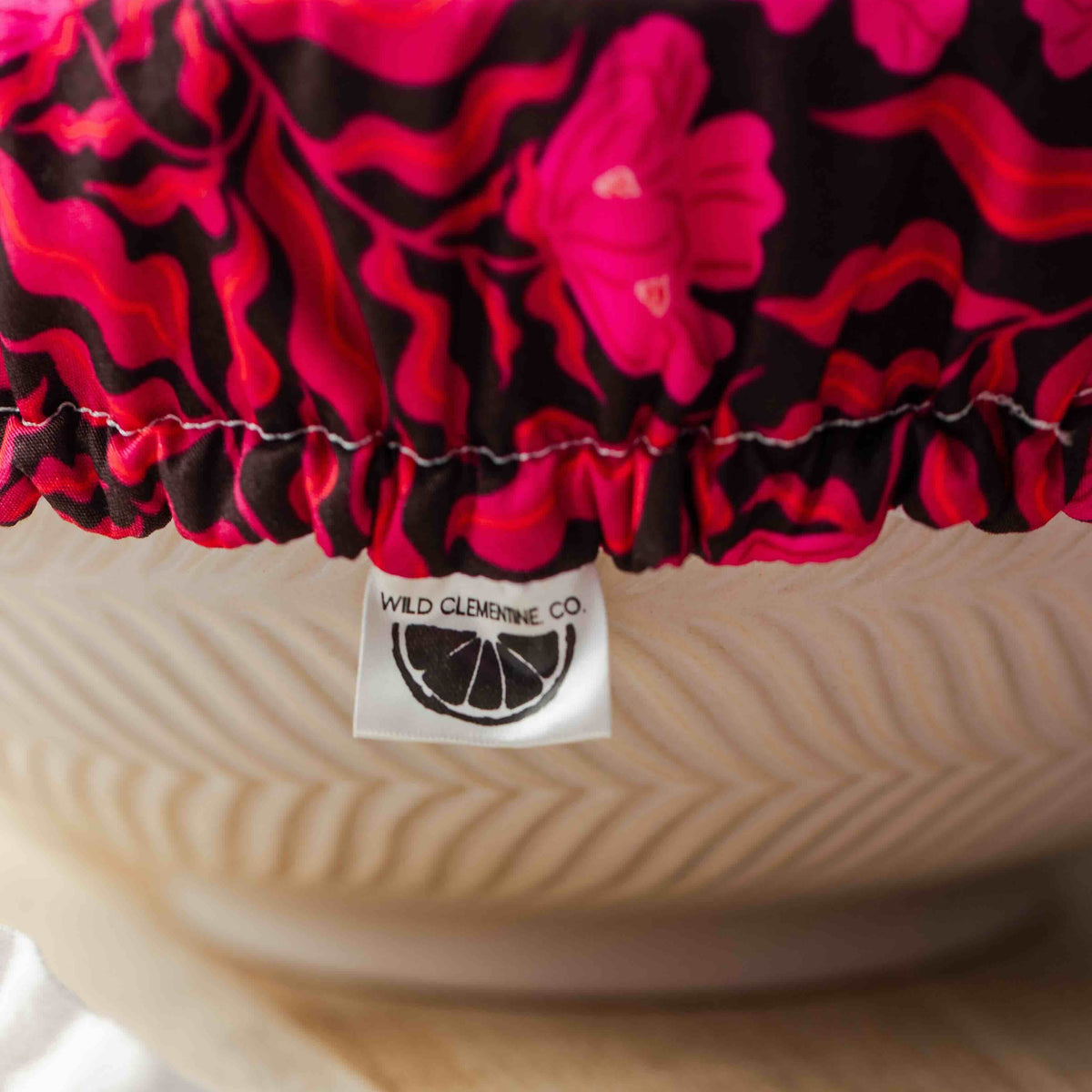 Reusable Dish Cover - Midnight Blooms