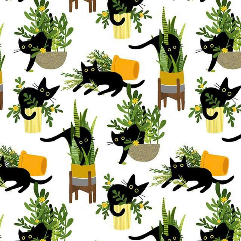 Reusable Dish Cover - Garden Cats #2