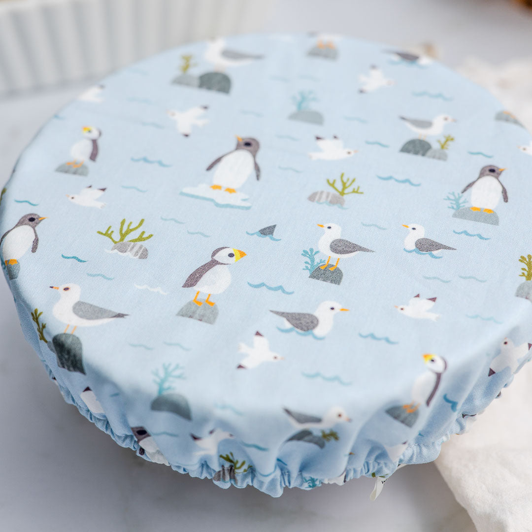 Reusable Dish Cover - Sea Birds