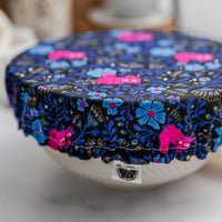 Reusable Dish Cover - Cheshire Cat Black