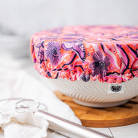 Colorful floral-patterned product on a white background