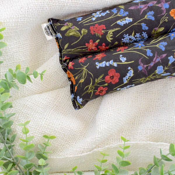 Hot + Cold Therapy Pack - Charcoal Grey Floral