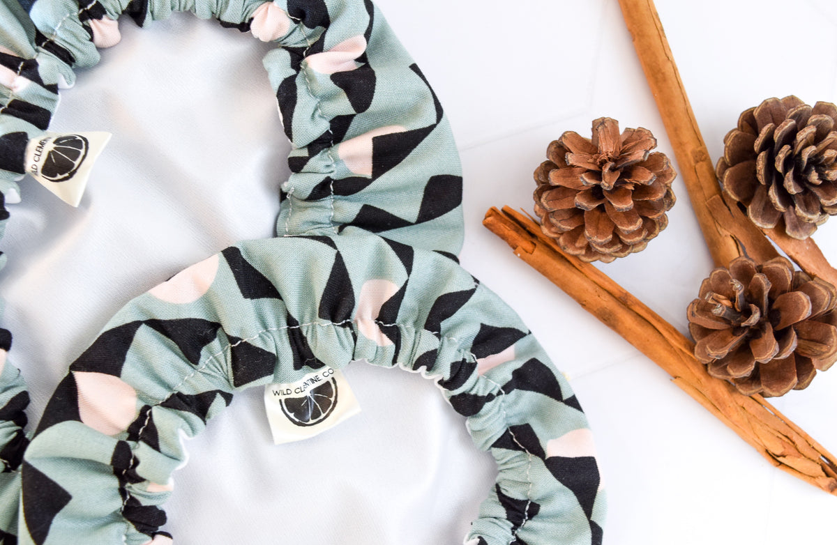 Reusable Dish Covers - Mod Teal