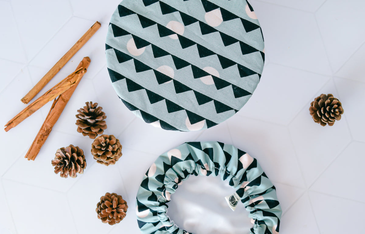 Reusable Dish Covers - Mod Teal