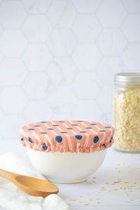 Reusable Dish Covers - Mod Pink