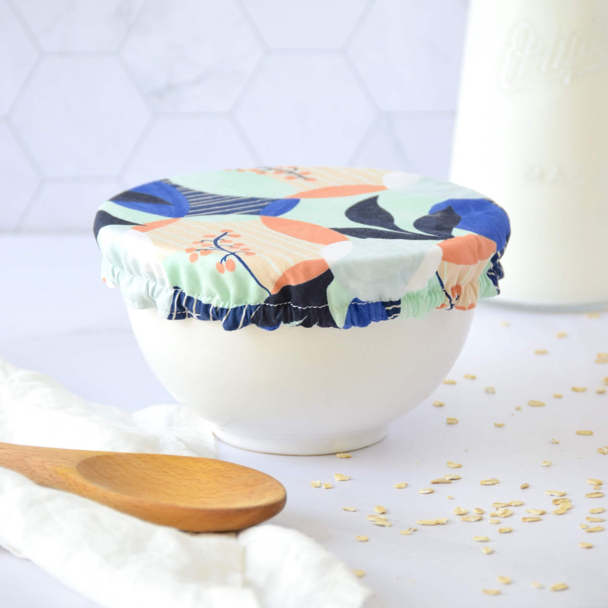 Reusable Dish Cover - Cabana Blue