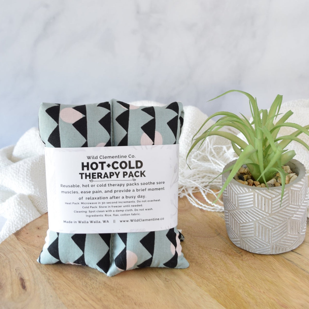 Hot + Cold Therapy Pack - Mod Teal
