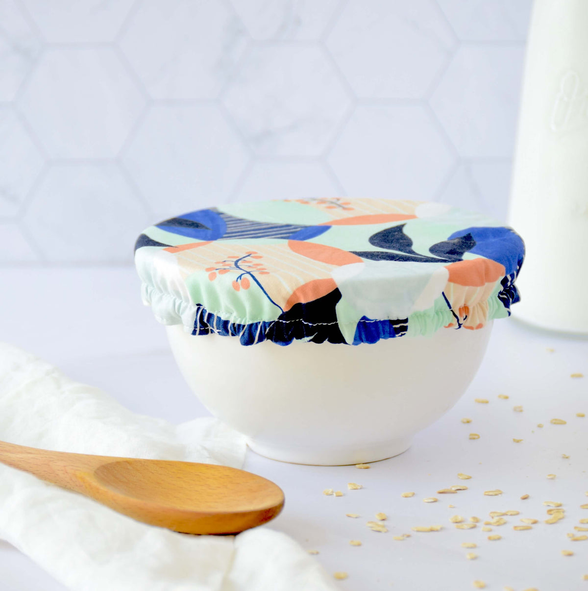 Reusable Dish Cover - Cabana Blue