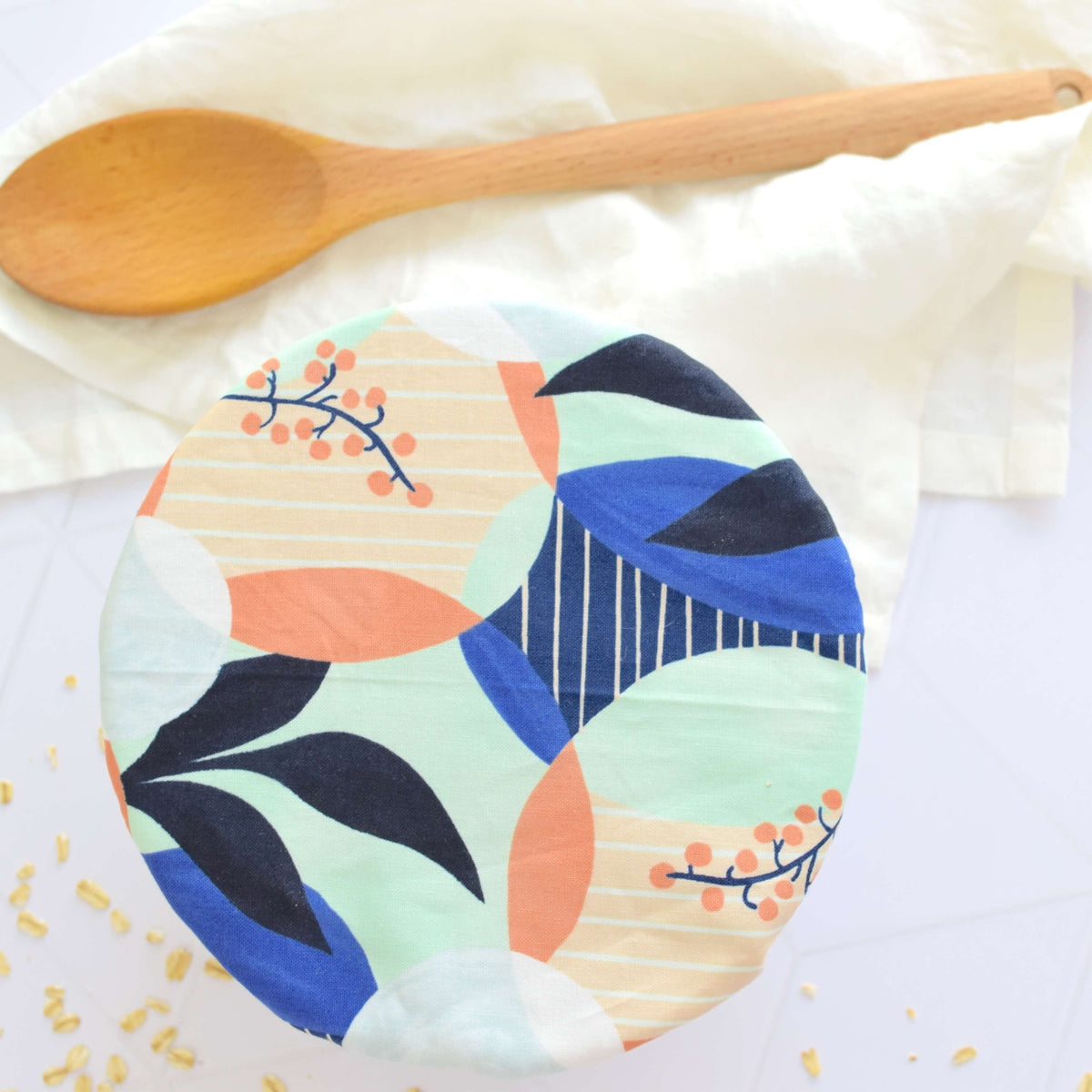 Reusable Dish Cover - Cabana Blue