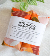 Orange Flaxseed heat wrap or icepack