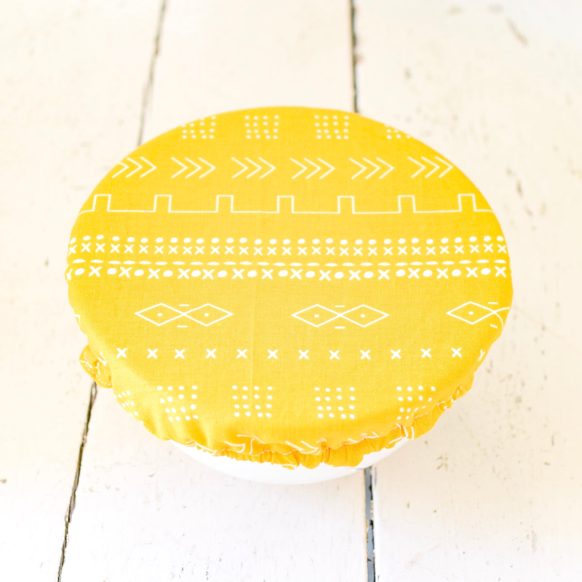 Yellow Southwestern Bowl Covers