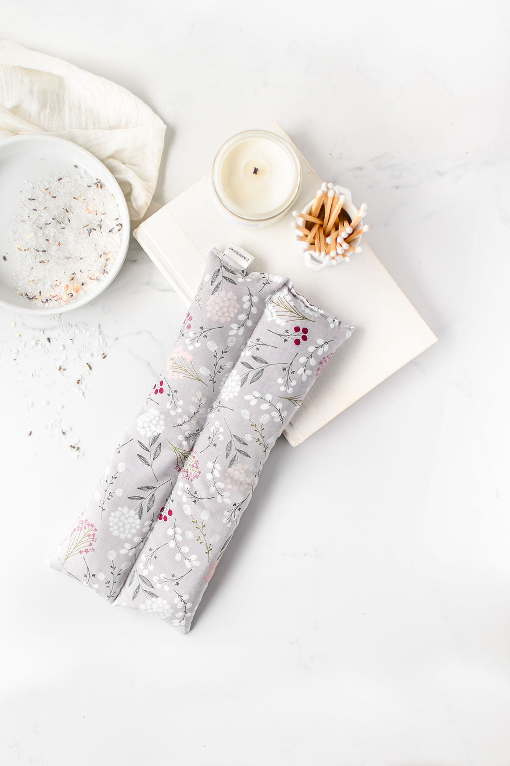 Hot + Cold Therapy Pack - Grey Floral