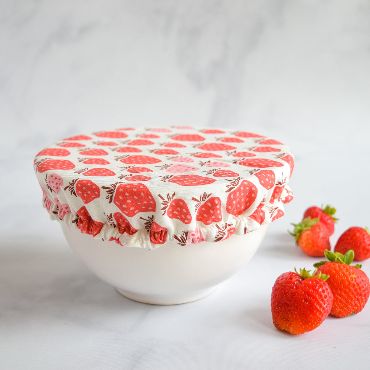 Reusable Dish Covers - Strawberries